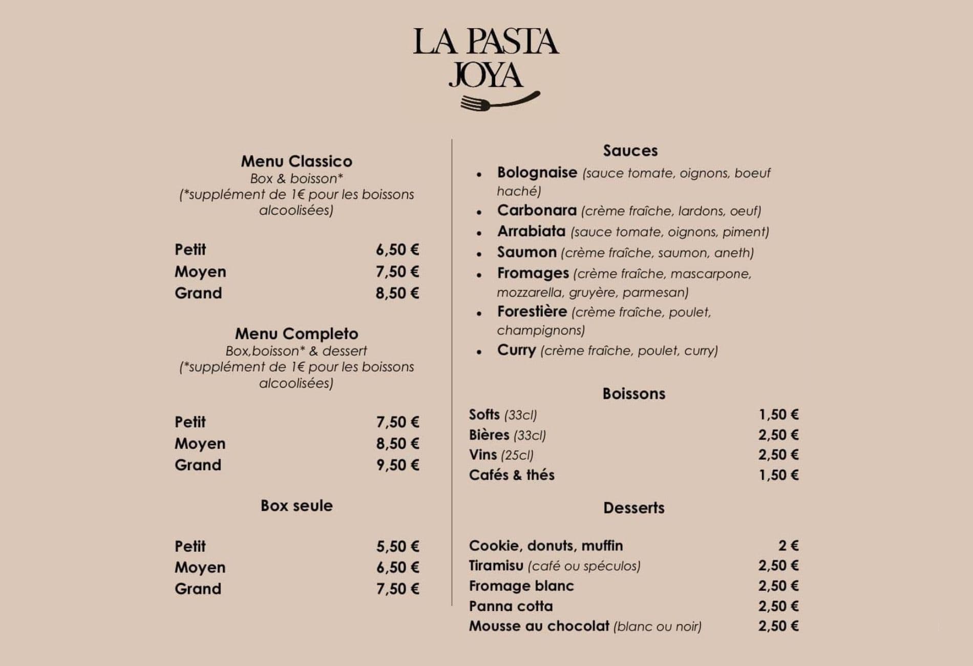 Pasta Joya